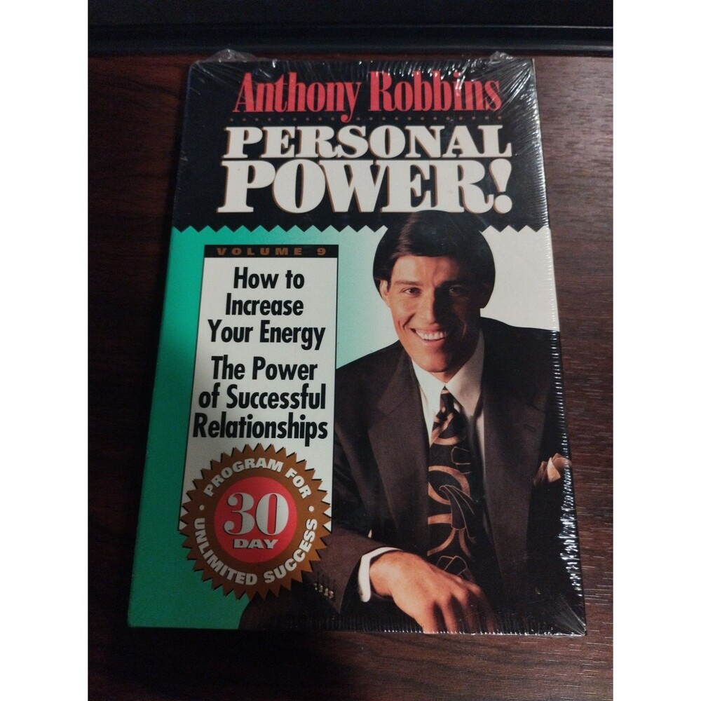 Anthony Robbins - Personal Power Program Vol 9 Cassette 1989 - New & Sealed